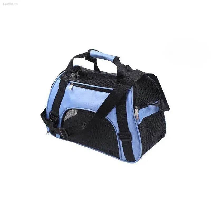 Adventure Awaits: Grab your Go-anywhere Dog Cat Carrier Bag! your Furry Friend Deserves the Best Travel Experience, and our Blue Pet Carrier Delivers - Estalios
