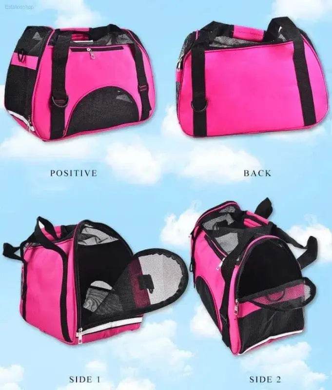 Adventure Awaits: Grab your Go-anywhere Dog Cat Carrier Bag! your Furry Friend Deserves the Best Travel Experience, and our Blue Pet Carrier Delivers - Estalios
