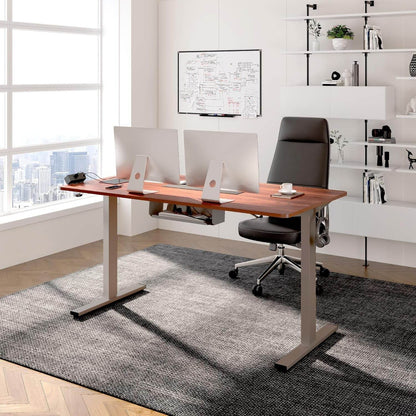 EN2 Height Adjustable Electric Standing Desk with Power Strip - Estalios