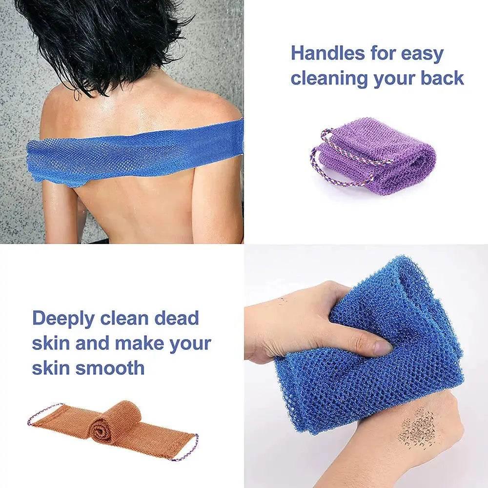 African Exfoliating Body Sponge for Smooth, Radiant Skin - Estalios