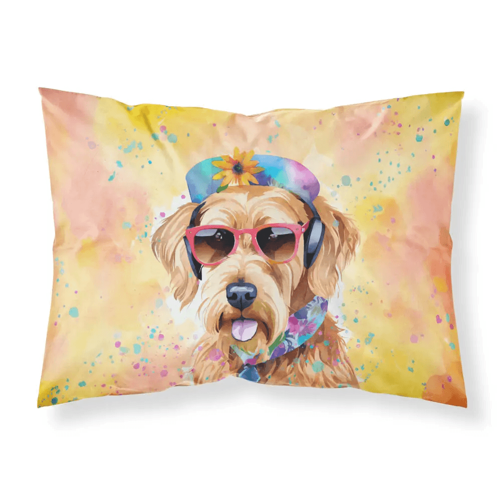 Airedale Terrier Hippie Dawg Super Soft Pillowcase Upgrade - Estalios