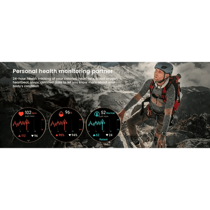 AMAZTIM T3E GPS Smart Watch for Men - 5ATM Waterproof - Estalios