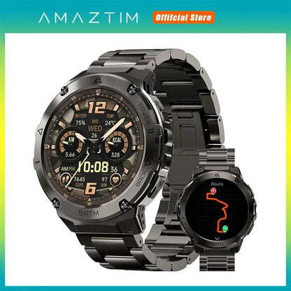 AMAZTIM T3E GPS Smart Watch for Men - 5ATM Waterproof - Estalios