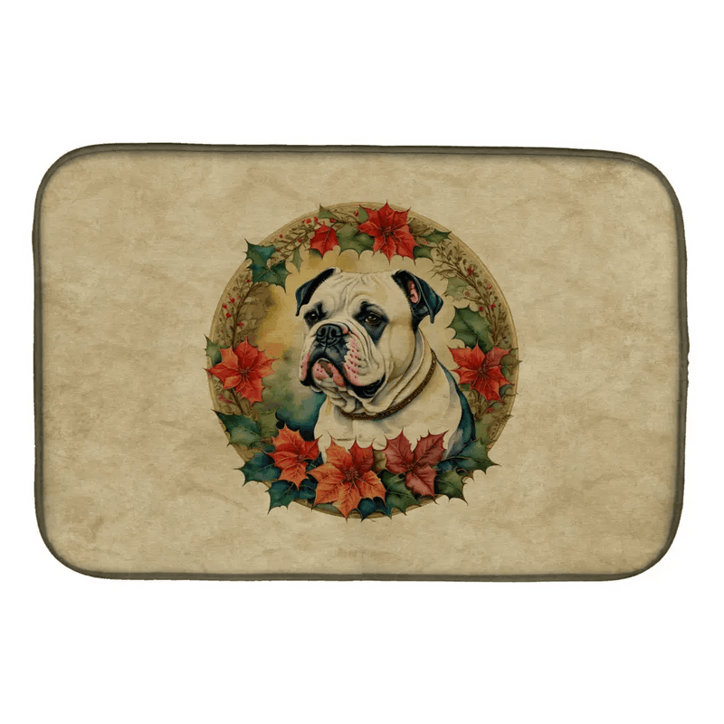 Bulldog Bliss Dish Drying Mat: Pawsome Drying Power! Dog-gone Adorable, this Dog-themed Dish Drying Mat is the Perfect Way - Estalios