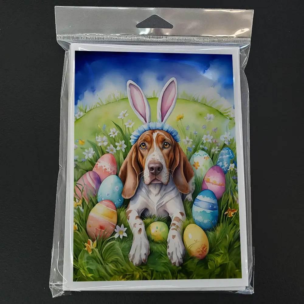Hoppy Easter Hound Greetings: American English Coonhound Cards - Estalios