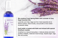 Amethyst Dream: Lavender Pillow Spray for Sleep Drift off to Dreamland with our Blue Sleep Mist, Infused with Amethyst Crystals. this Soothing - Estalios