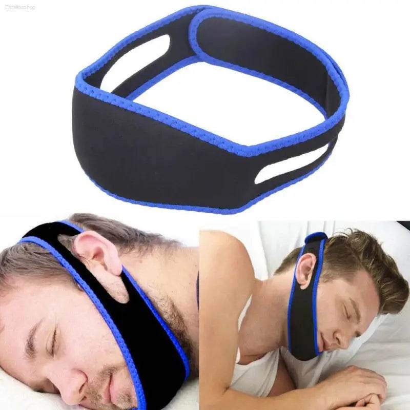 Anti Snore Aid Stop Snoring Strap Jaw Support for Sleep Apnea - Estalios