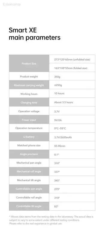 AOCHUAN Smart XE 3-Axis Handheld Gimbal for Stable Vlogging - Estalios