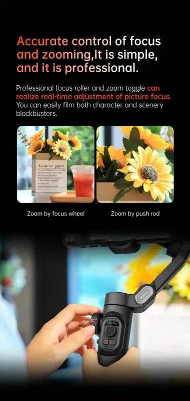 AOCHUAN Smart XE 3-Axis Handheld Gimbal for Stable Vlogging - Estalios
