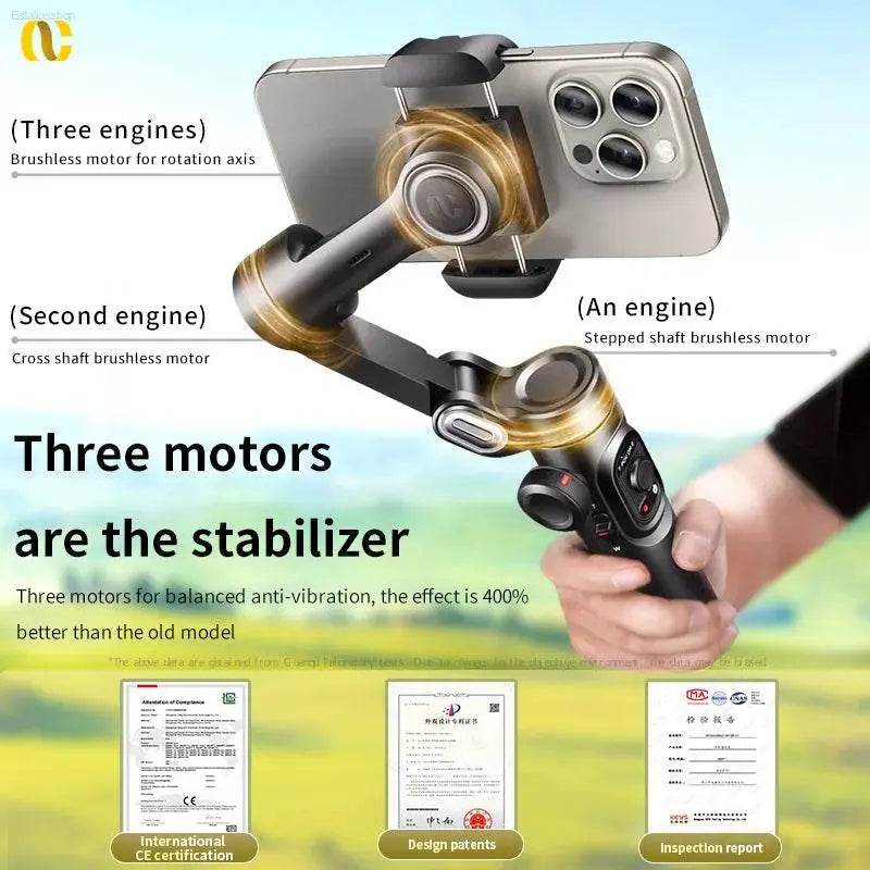 AOCHUAN Smart XE 3-Axis Handheld Gimbal for Stable Vlogging - Estalios