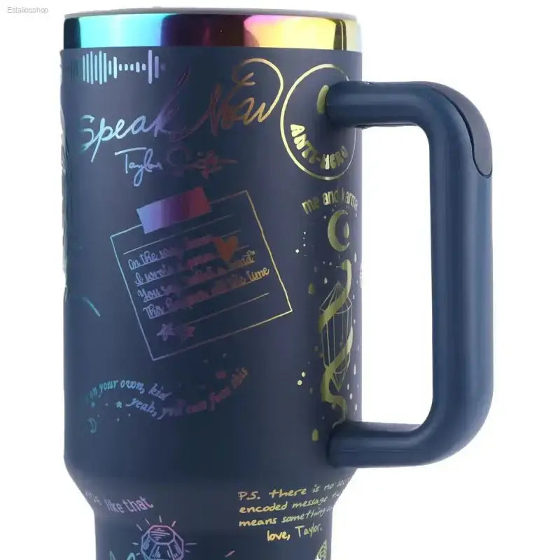 APWIKOGER 40oz Stainless Steel Vacuum Insulated Car Mug with Straw for Sports and Outdoor Adventures - EstaliosShop
