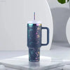 APWIKOGER 40oz Stainless Steel Vacuum Insulated Car Mug with Straw for Sports and Outdoor Adventures - EstaliosShop