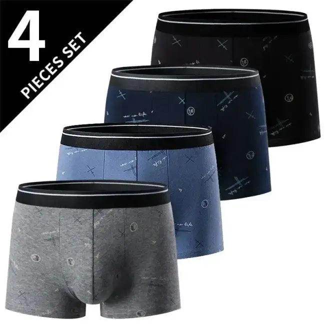 Stylish Assorted Patterned Boxer Briefs for Us-XXL and Us-XXXL - Estalios