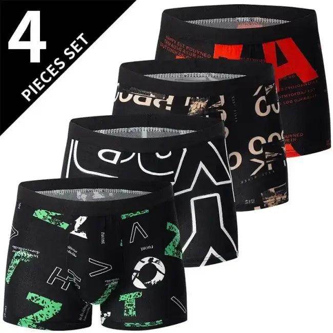 Stylish Assorted Patterned Boxer Briefs for Us-XXL and Us-XXXL - Estalios