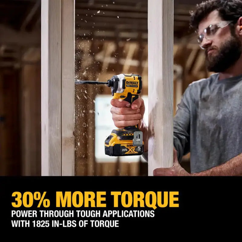 ATOMIC 20V MAX Lithium-Ion Cordless 1/4" Brushless Impact Driver Kit with 5 Ah Battery, Charger, and Carrying Bag