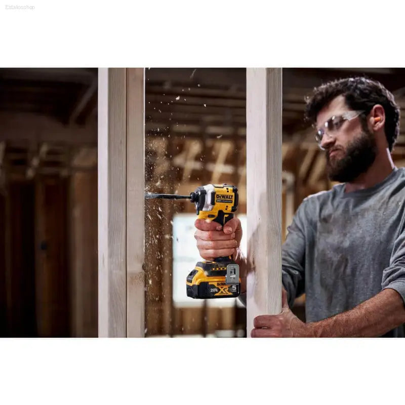 ATOMIC 20V MAX Lithium-Ion Cordless 1/4" Brushless Impact Driver Kit with 5 Ah Battery, Charger, and Carrying Bag