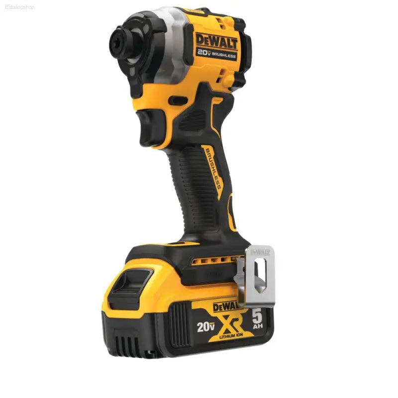 ATOMIC 20V MAX Lithium-Ion Cordless 1/4" Brushless Impact Driver Kit with 5 Ah Battery, Charger, and Carrying Bag