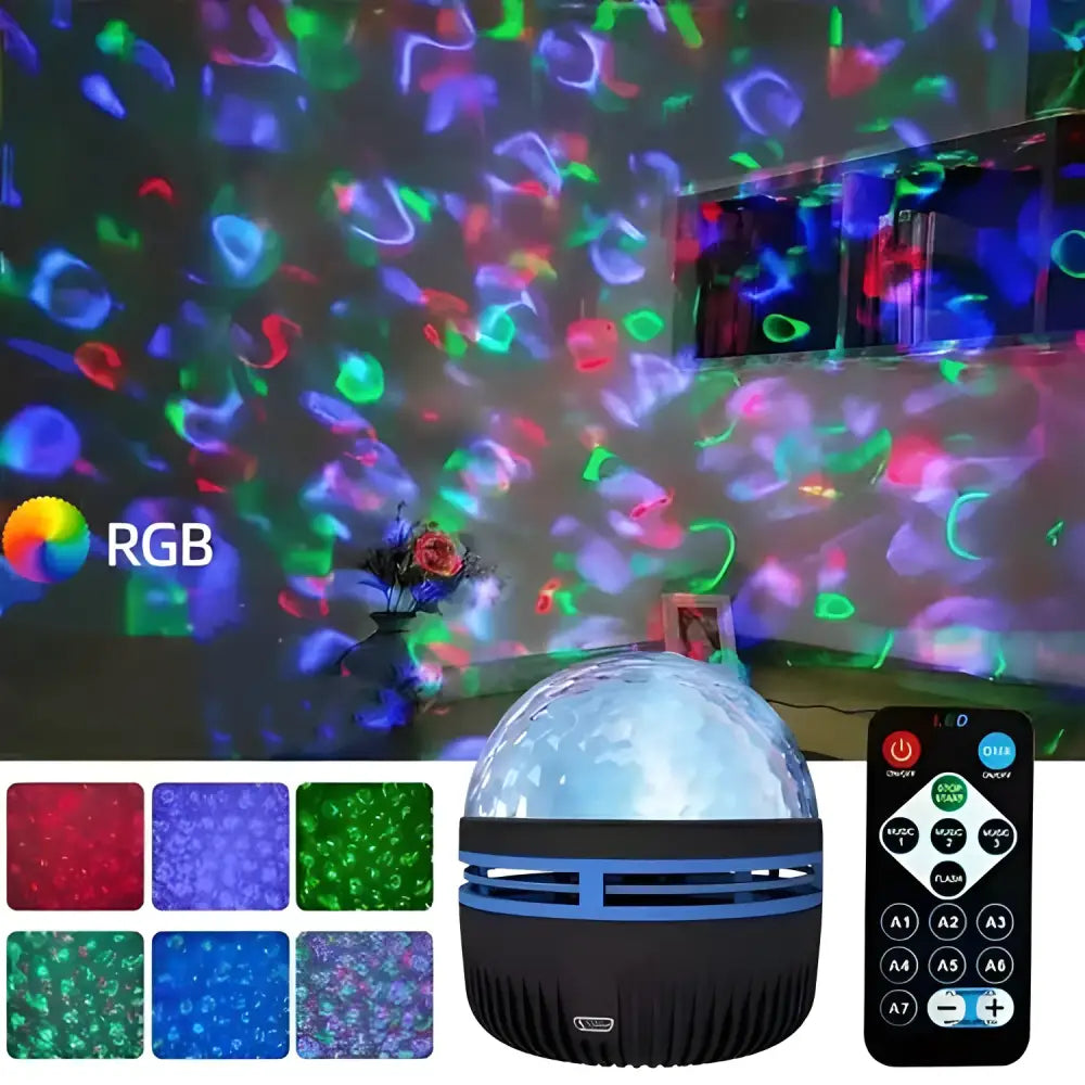 RGB Disco Ball with Remote for the Aurora Projection Mini Disco Party fun