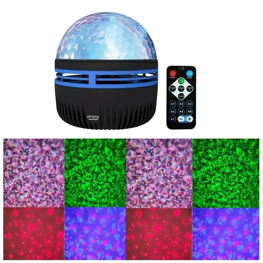 Disco ball light with remote for the Aurora Projection Mini Disco Party fun