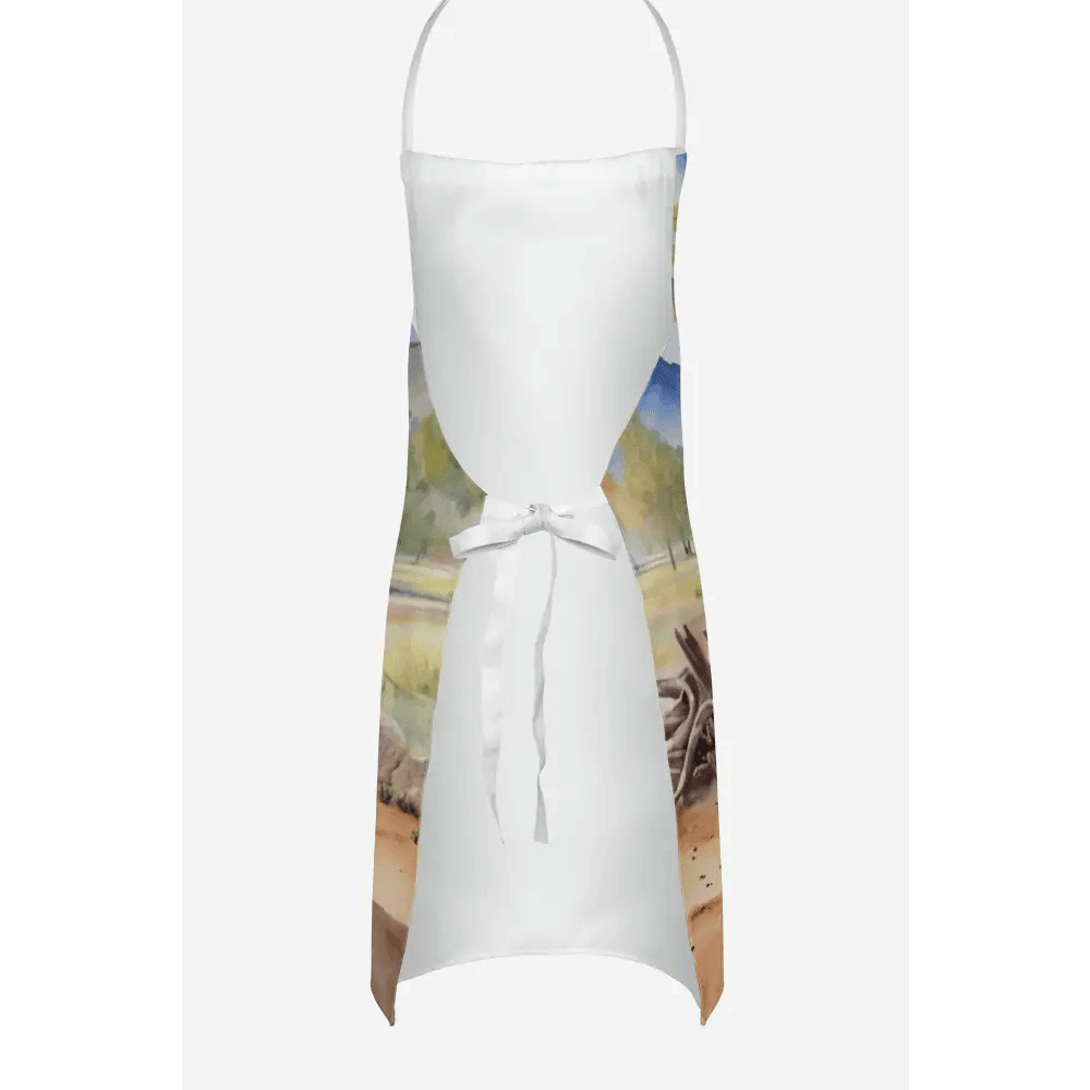 Howlin Good Cowboy Dog Apron: Get Yours! this Adorable Folded Watercolor Apron is the Perfect Way to Show off your Love for Dogs While Keeping - Estalios