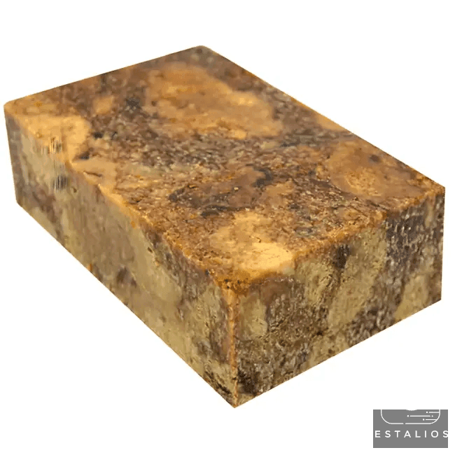 Pure African Black Soap Block for Natural Skin Care - Estalios