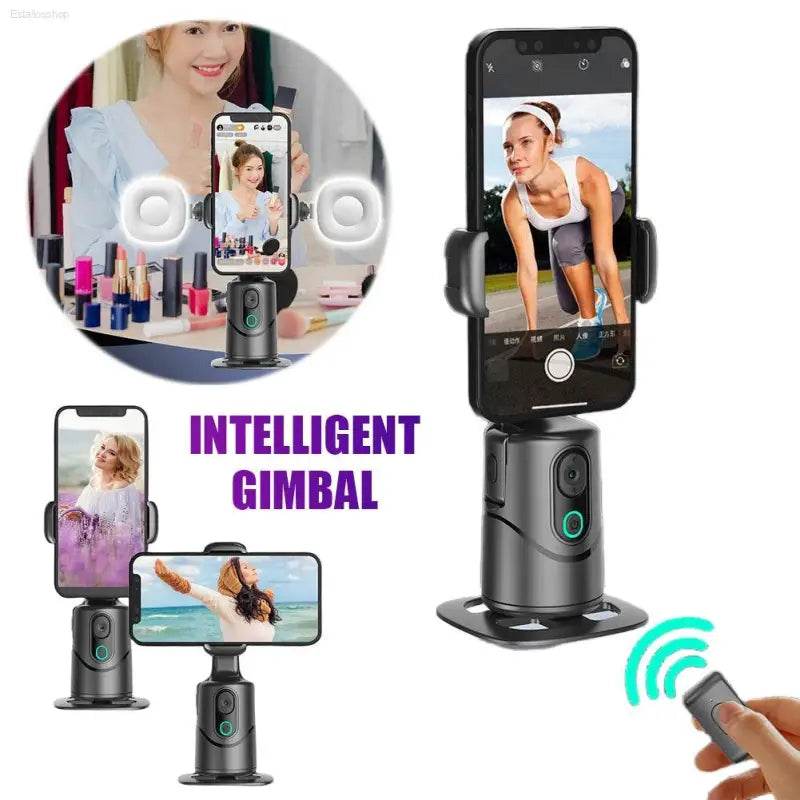 Auto Face Tracking Tripod for Tiktok Live Video Recording - Estalios