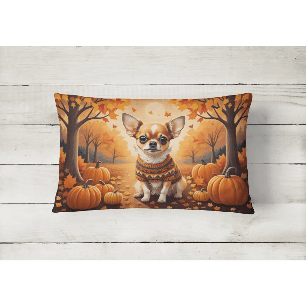 Autumn Leaves Throw Pillow for Indoor and Outdoor Comfort - Estalios