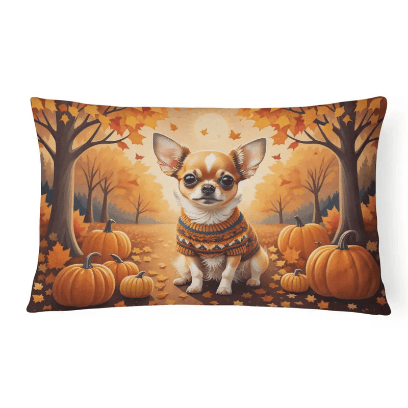 Autumn Leaves Throw Pillow for Indoor and Outdoor Comfort - Estalios