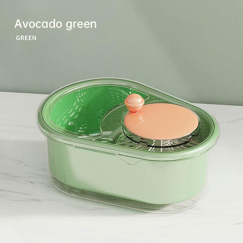2025 New Fruit Cleaner Spinner, Fruit and Vegetable Washing Machine Large Multifunctional Fruit and Vegetable Scrubber with Brush and Fruit Washer Bowl for Home Kitchen - Estalios