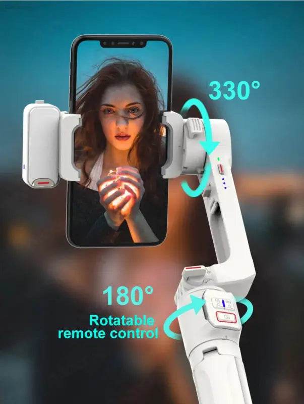 AXNEN A10 Handheld Gimbal Stabilizer with Fill Light - Estalios