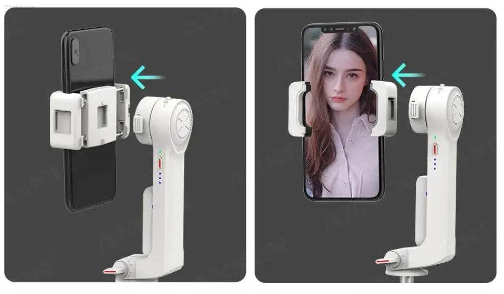 AXNEN A10 Handheld Gimbal Stabilizer with Fill Light - Estalios