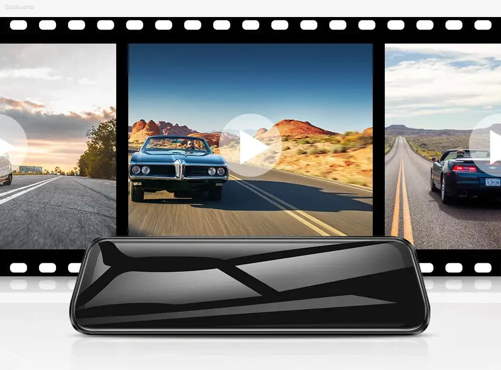 Car video display.