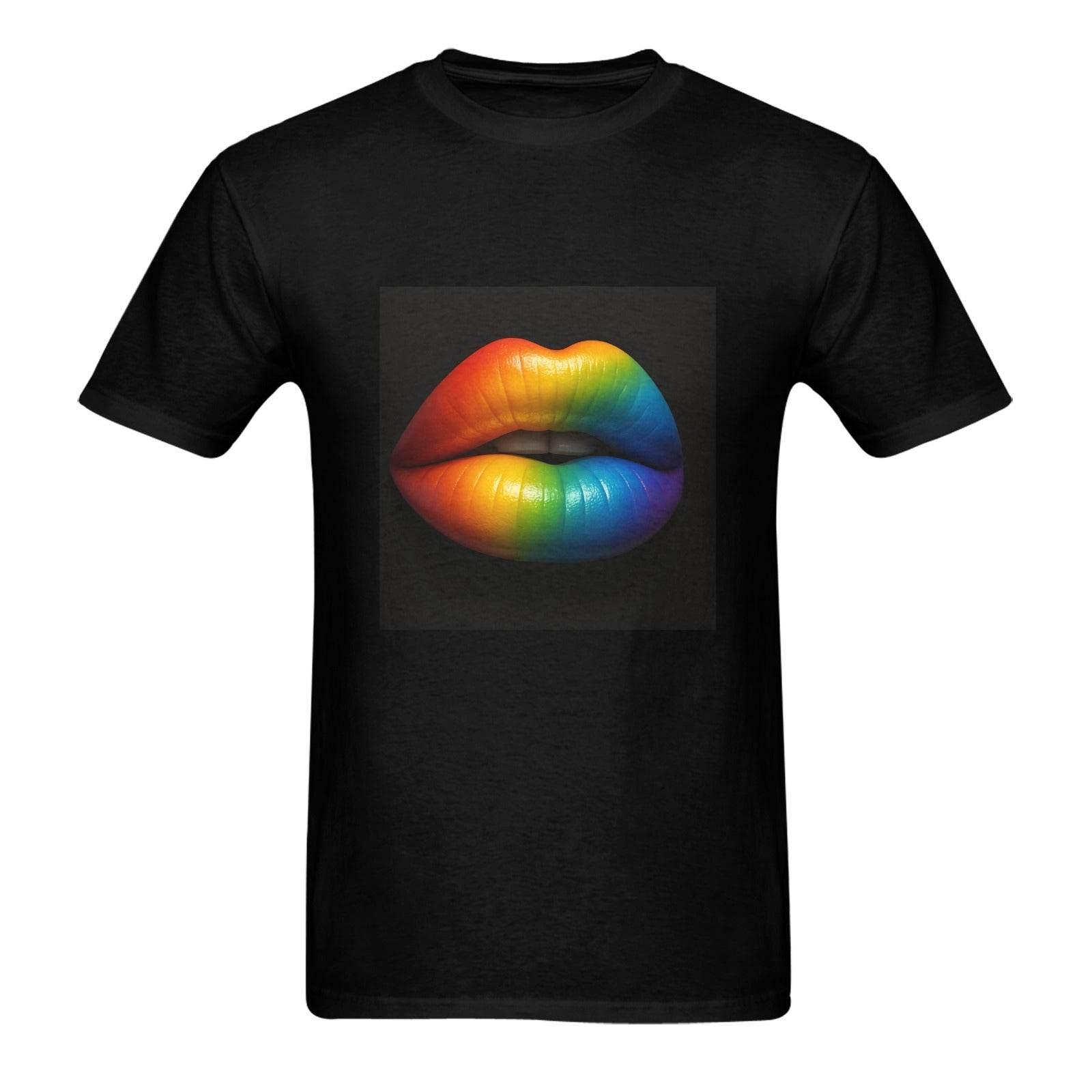 Men Heavy Cotton T-Shirt Front Print Made in USA - Estalios