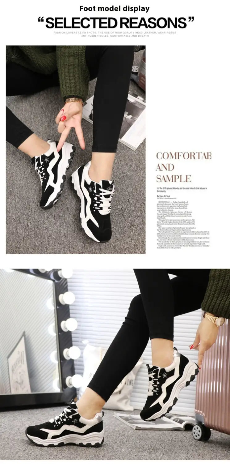 Spring New Low-top Platform Casual Sneaker Women