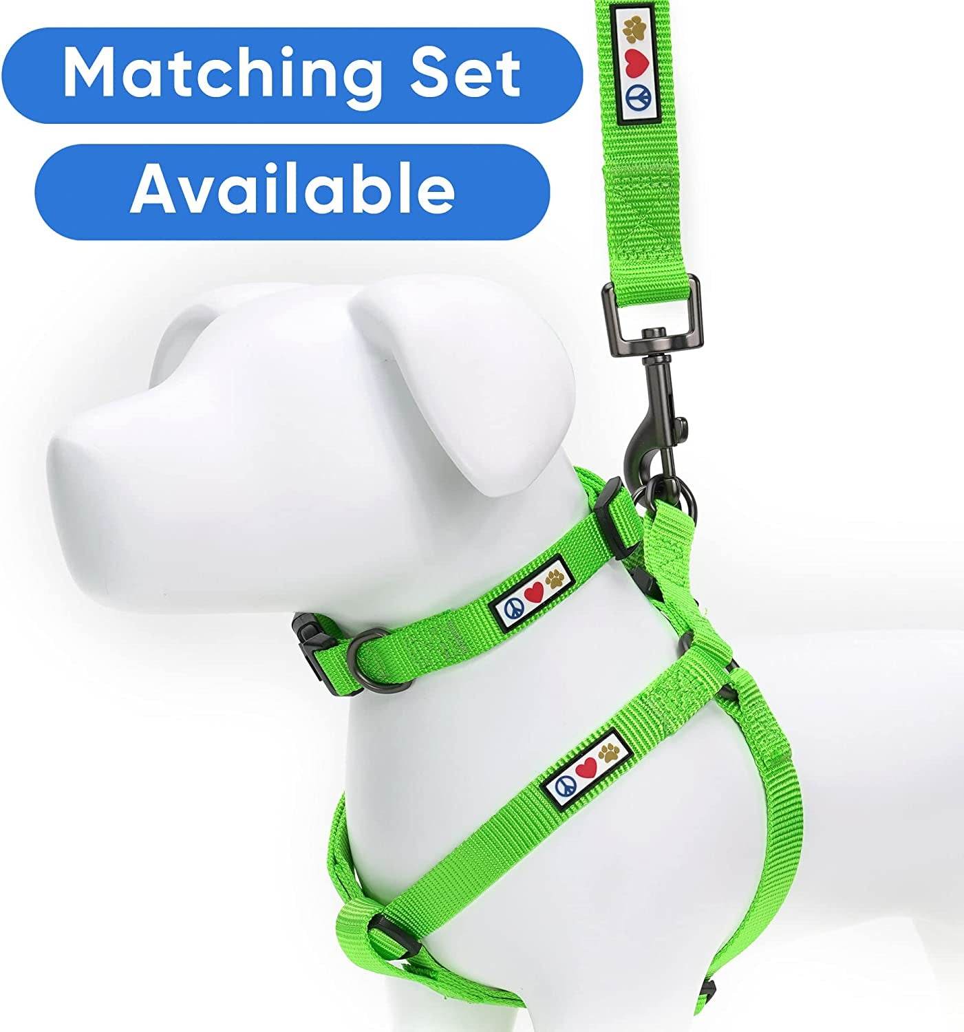 Heavy Duty Adjustable Dog Collar for Large Dogs - Green - Estalios