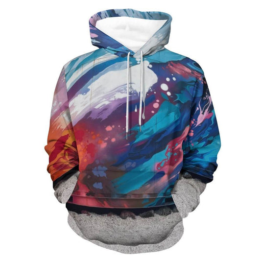 Plus Size Full Print Adult Sweatshirt - Estalios