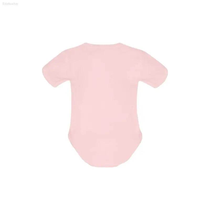 Baby Powder Organic Short Sleeve One Piece Model T28（One Side Printing） - Estalios