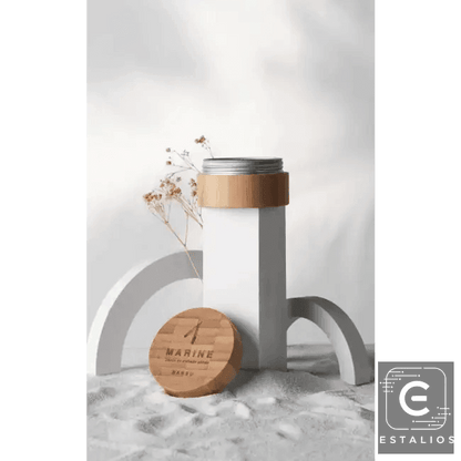 Bamboo Elegance: Trendy Round Cosmetic Jars for Stylish Storage - Estalios