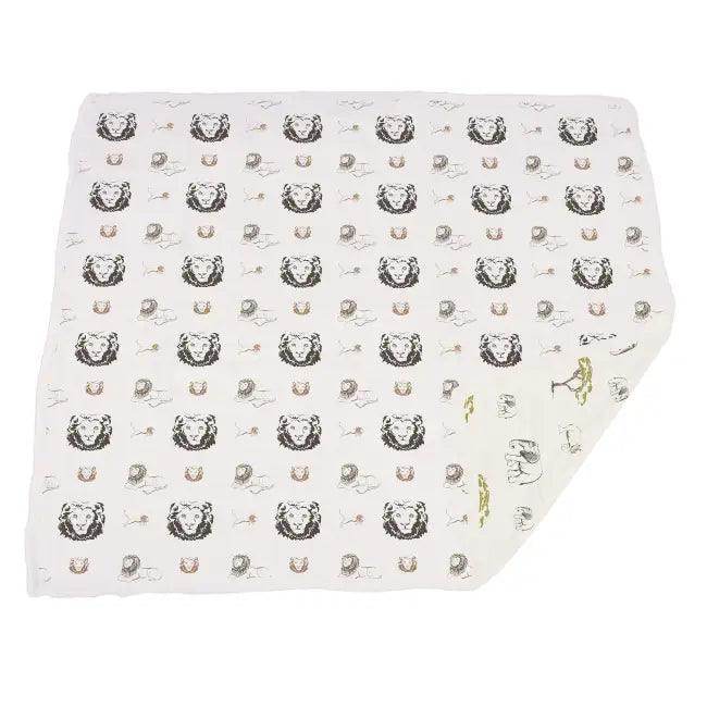 Wild Safari Baby Blanket and Scarf Set for Cozy Adventures - Estalios