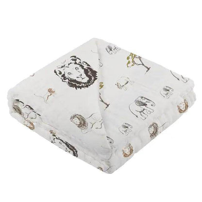 Wild Safari Baby Blanket and Scarf Set for Cozy Adventures - Estalios