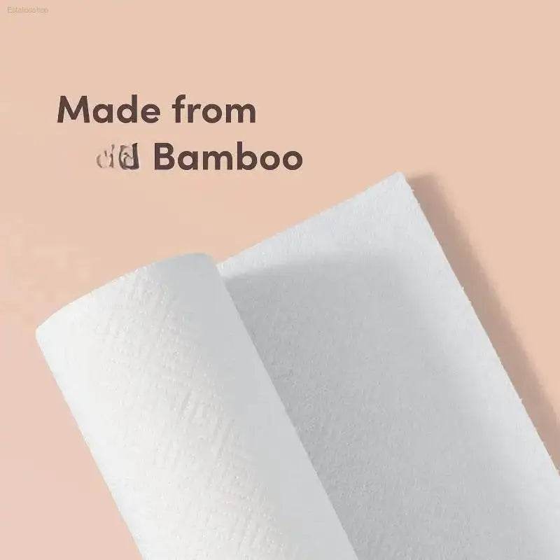 White bamboo paper towels.