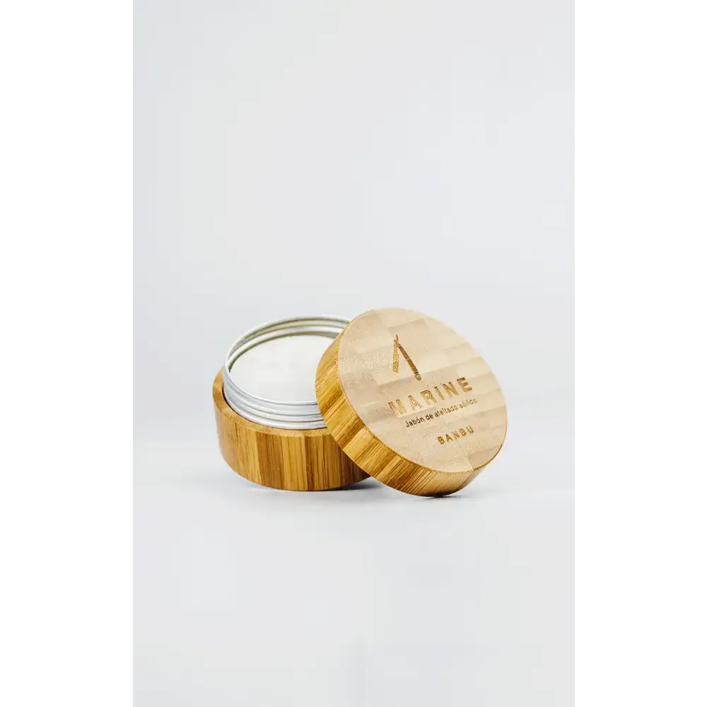 Bamboo container with lid perfect for keeping your shaving soap fresh and stylish in deals