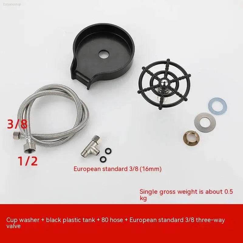 Bar Counter Cup Washer Sink High-Pressure Spray Tool - Estalios