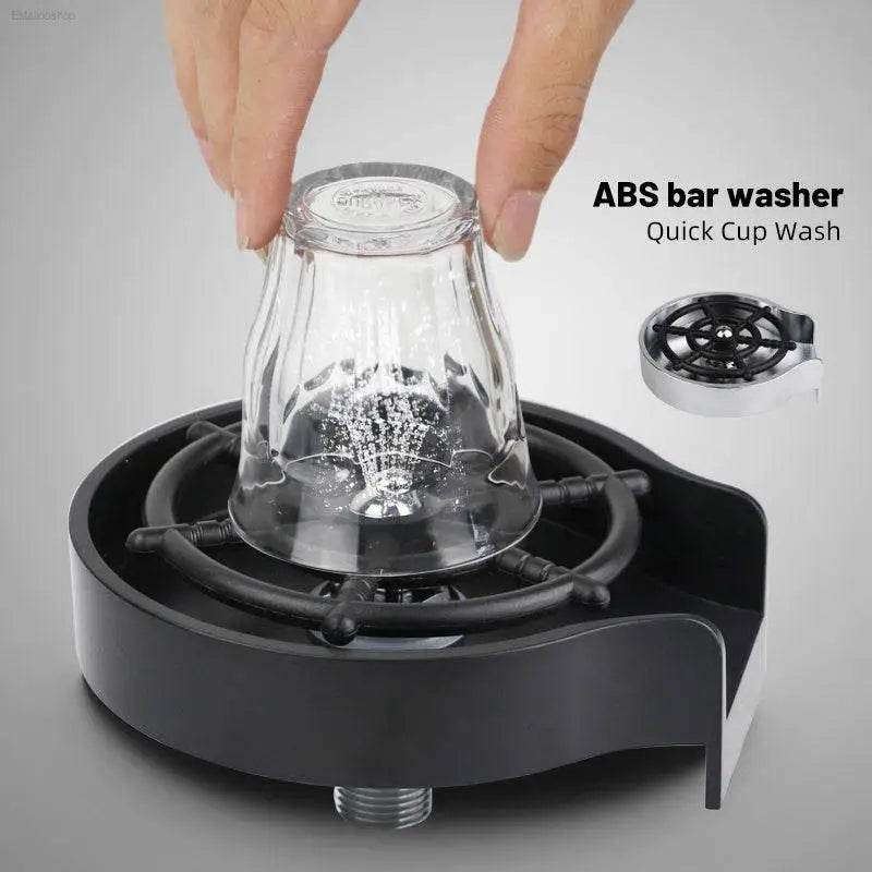 Bar Counter Cup Washer Sink High-Pressure Spray Tool - Estalios