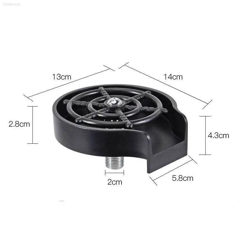 Bar Counter Cup Washer Sink High-Pressure Spray Tool - Estalios