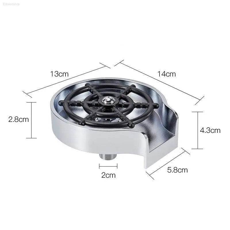 Bar Counter Cup Washer Sink High-Pressure Spray Tool - Estalios