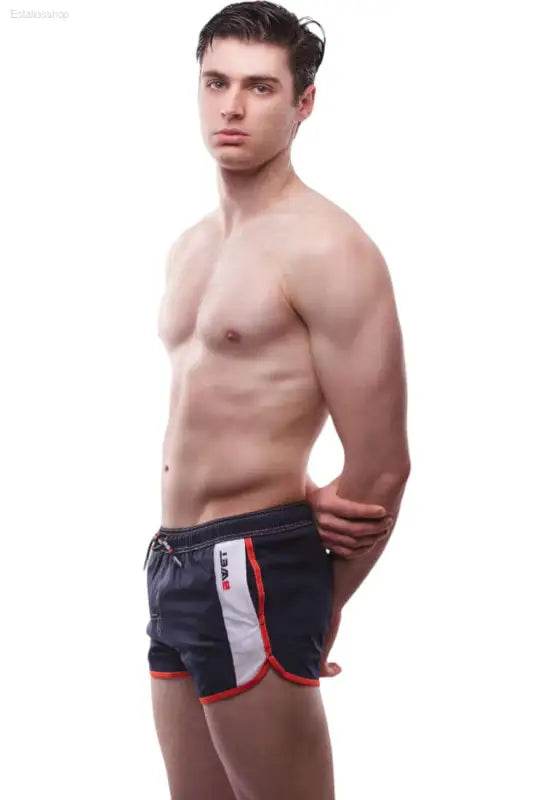 Men’s swim trunks.