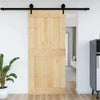 Barn Door Bliss: Black Hardware, Rustic Charm! Unleash rustic elegance with our Wooden Barn Doors, complete with sleek black hardware. These doors instantly transform - Estalios