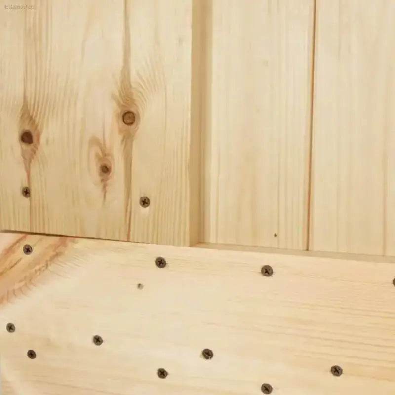 Barn Door Bliss: Black Hardware, Rustic Charm! Unleash rustic elegance with our Wooden Barn Doors, complete with sleek black hardware. These doors instantly transform - Estalios