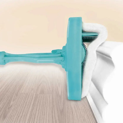 Teal Baseboard Buddy Retractable Universal Cleaning Mop for easy baseboard cleaning